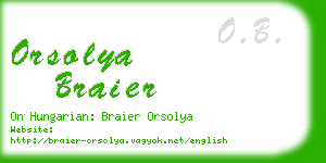 orsolya braier business card